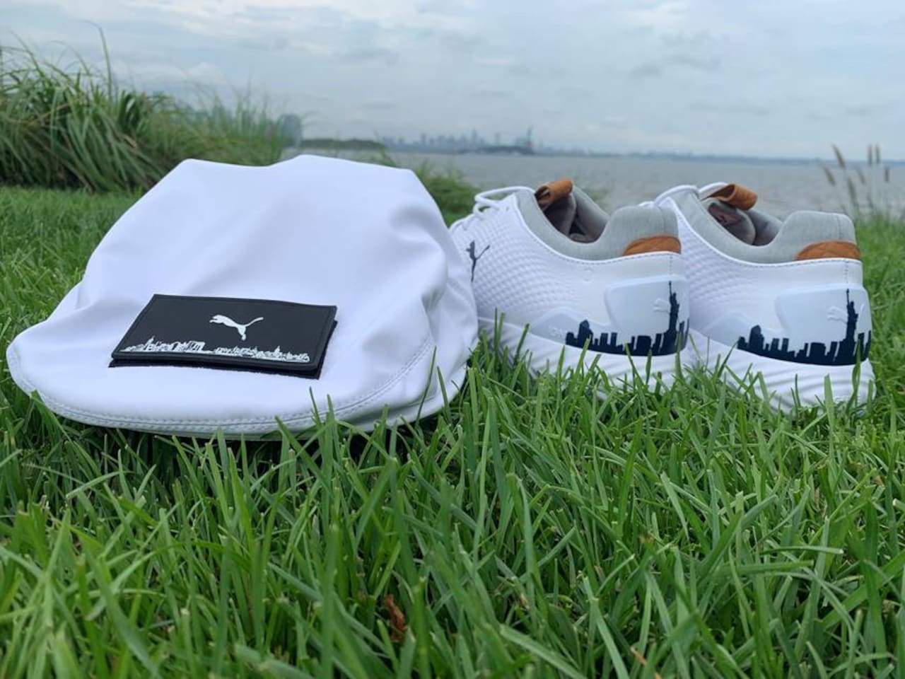 Bryson DeChambeau's shoes at Liberty National give an appropriate nod