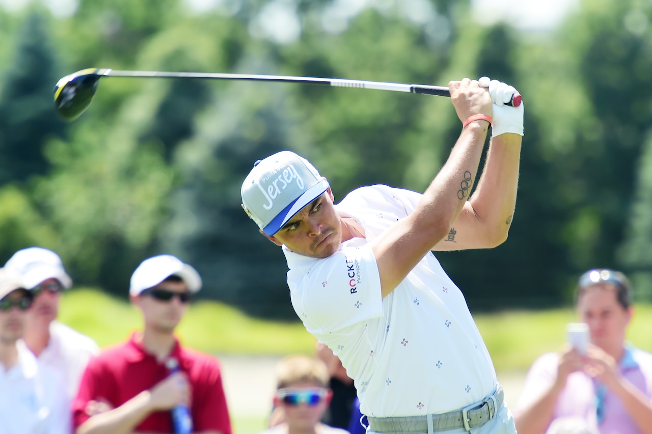 Bryson DeChambeau's shoes at Liberty National give an appropriate nod