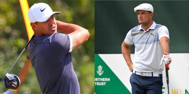 Bryson DeChambeau-Brooks Koepka have impromptu meeting to discuss slow ...