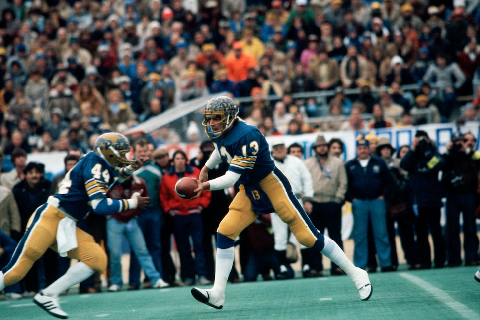 Dan Marino Handing Off the Football