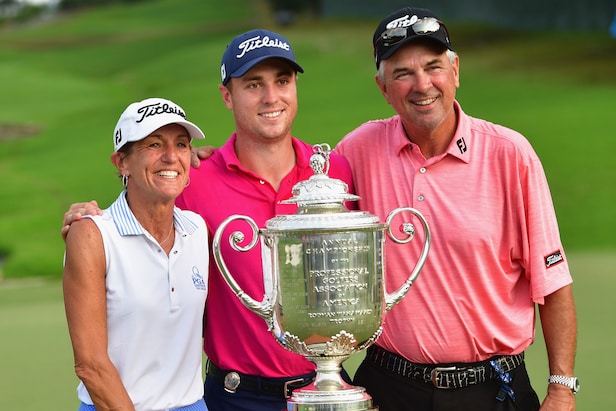 Justin Thomas once got a text from his mom that upset him enough to ...