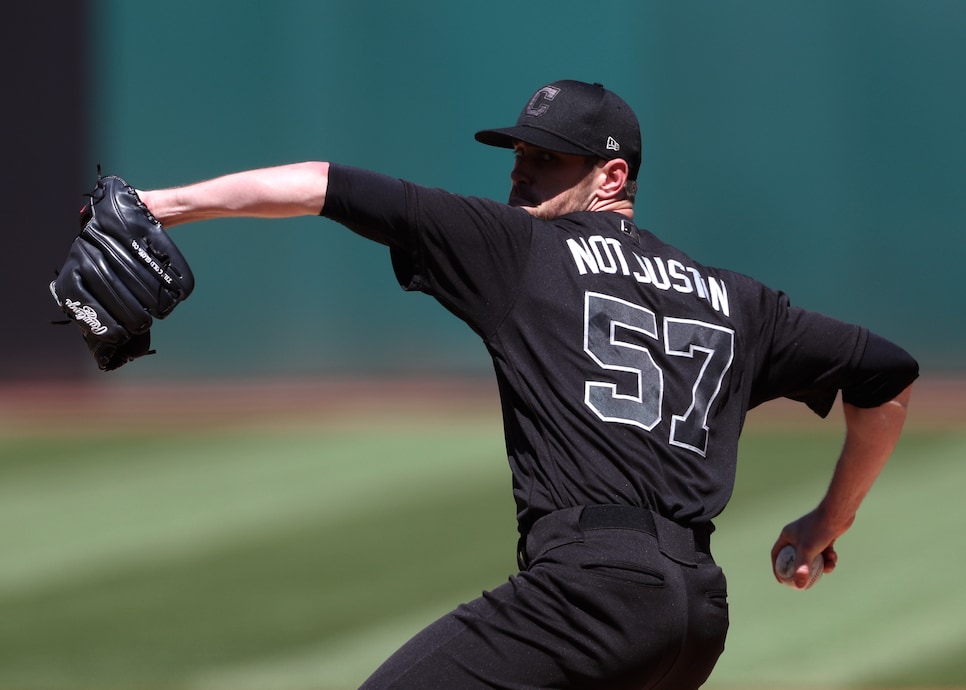 Justin Bieber responds to Indians pitcher Shane Bieber's Players Weekend  jersey with hilarious jersey of his own, This is the Loop