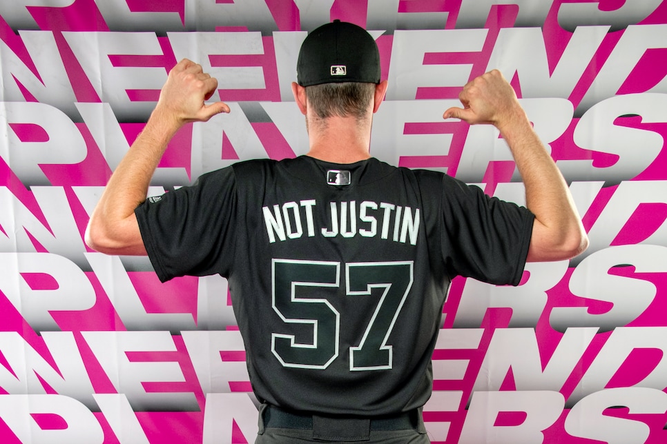 Justin Bieber wears Shane Bieber baseball jersey