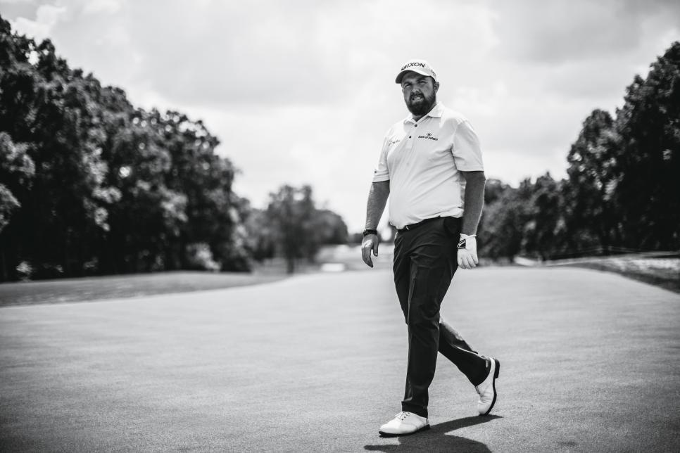 MEDINAH, IL: Shane Lowry during practice prior to the BMW Championship on August 13, 2019 at Medinah Country Club in Medinah, Illinois.(Photo by Nick Laham)