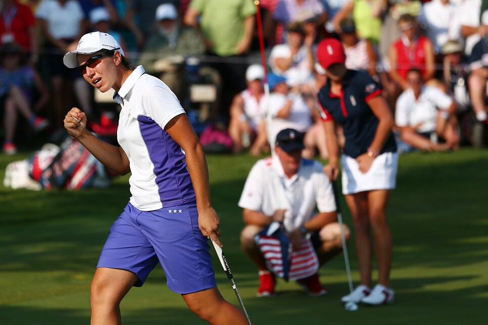 carlota ciganda The Solheim Cup - Day One