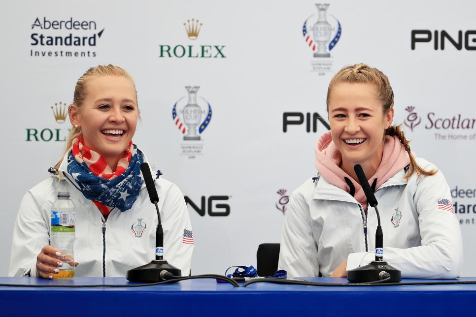 korda sisters The Solheim Cup - Preview Day 4