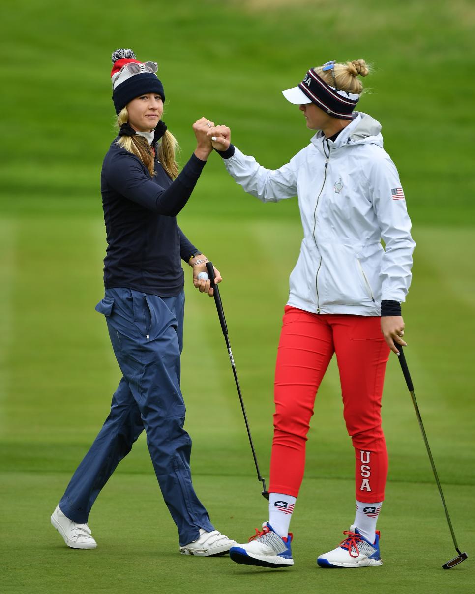 korda sisters The Solheim Cup - Preview Day 3