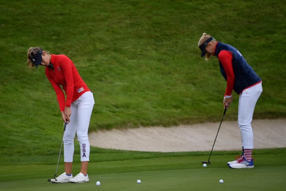 korda sisters The Solheim Cup - Preview Day 2