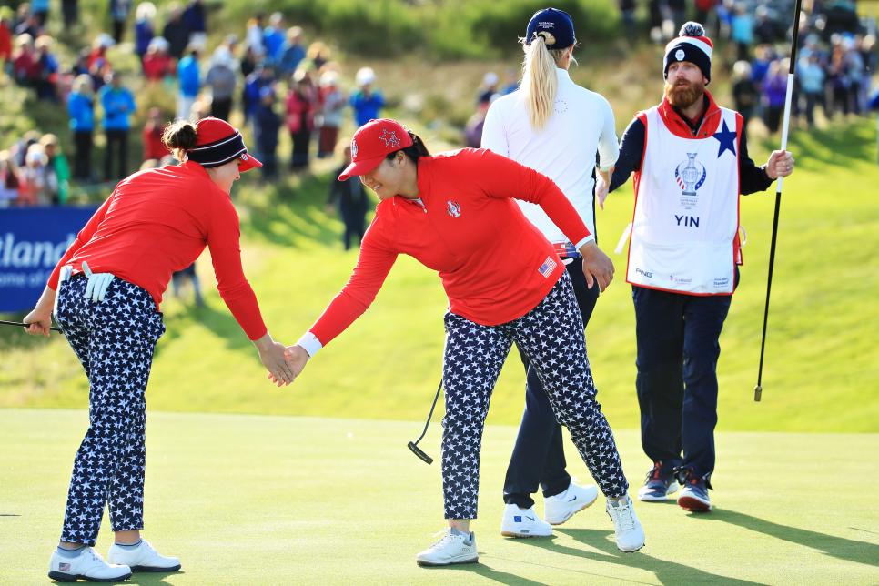 angel yin The Solheim Cup - Day 1