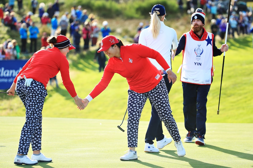 angel yin The Solheim Cup - Day 1