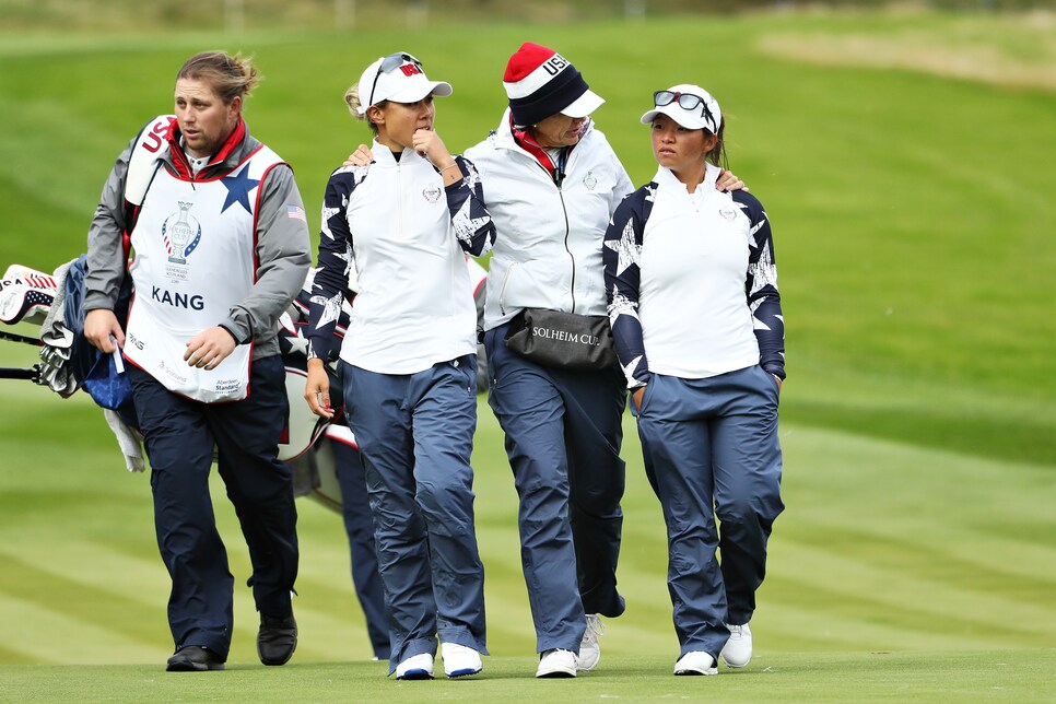 juli, danielle, megan The Solheim Cup - Day 2