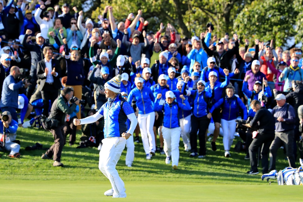 suzann pettersen The Solheim Cup - Day 3