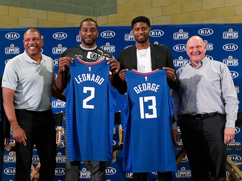 Los Angeles Clippers Introduce Kawhi Leonard & Paul George