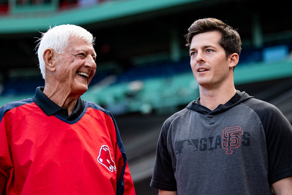 Carl and Mike Yastrzemski Meeting Segment