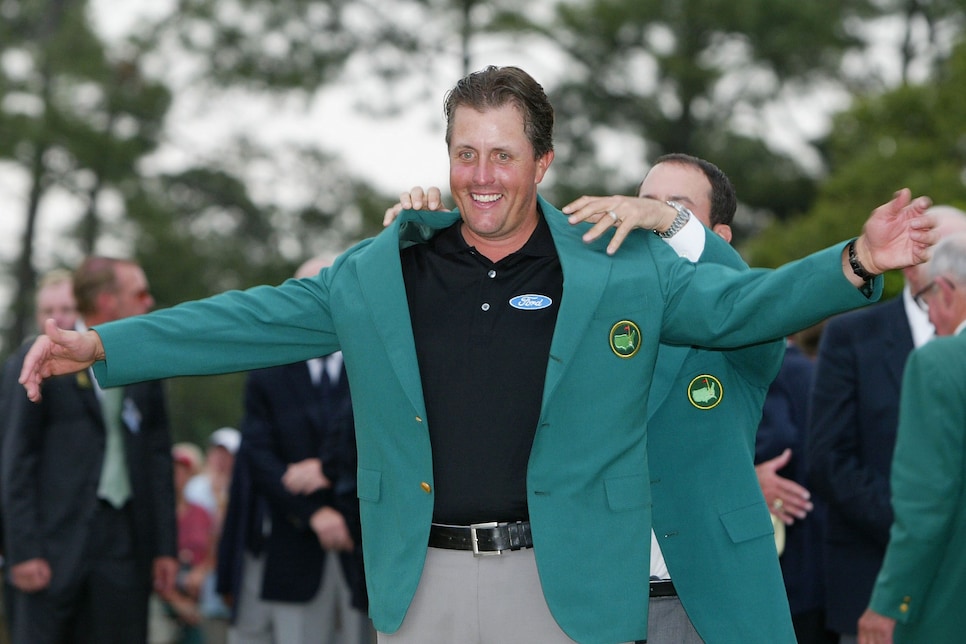 phil mickelson masters jacket