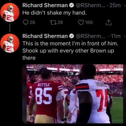 Oklahoma captains brought Baker Mayfield's jersey to the coin toss