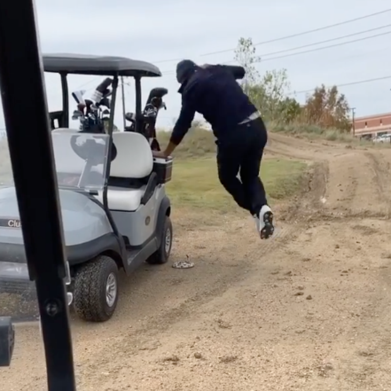 Tony Romo might have actual nightmares after he fell victim to the ole fake snake  prank | This is the Loop | Golf Digest