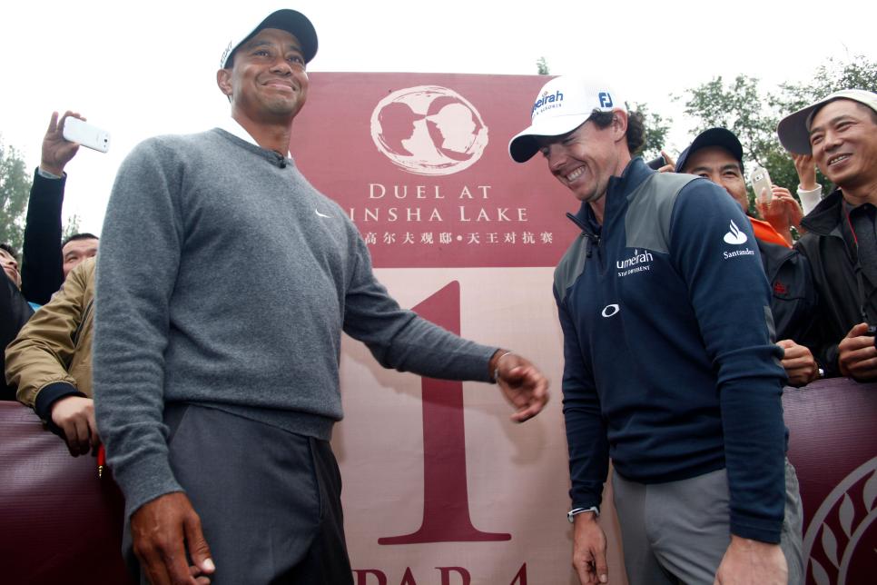 Woods And McIlroy Stages Duel In China