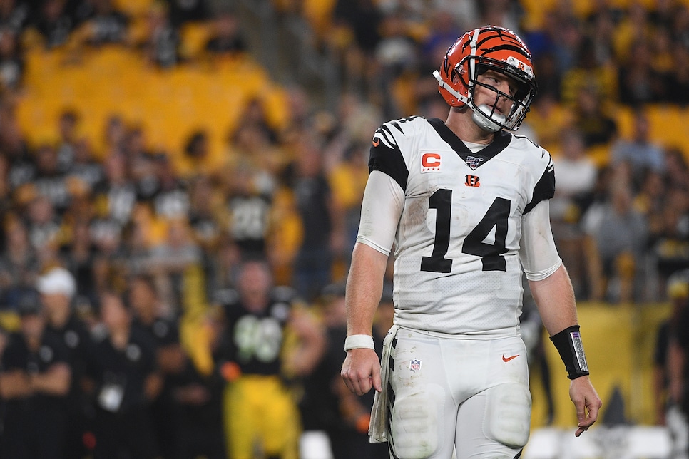 The Bengals just benched Andy Dalton . . . on his birthday