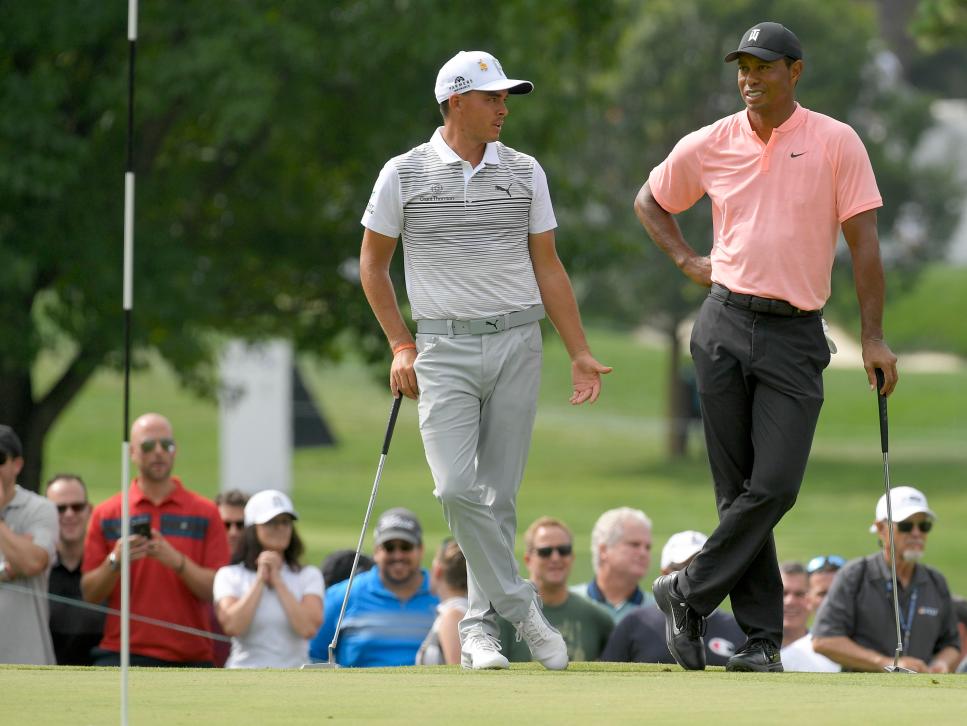 Davis Love Iii Says Tiger Woods Has Been Sitting On Rickie Fowler As A Replacement For Weeks Golf News And Tour Information Golf Digest