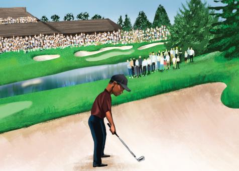 Useful lessons you can learn from one of Tiger Woods' iconic bunker shots