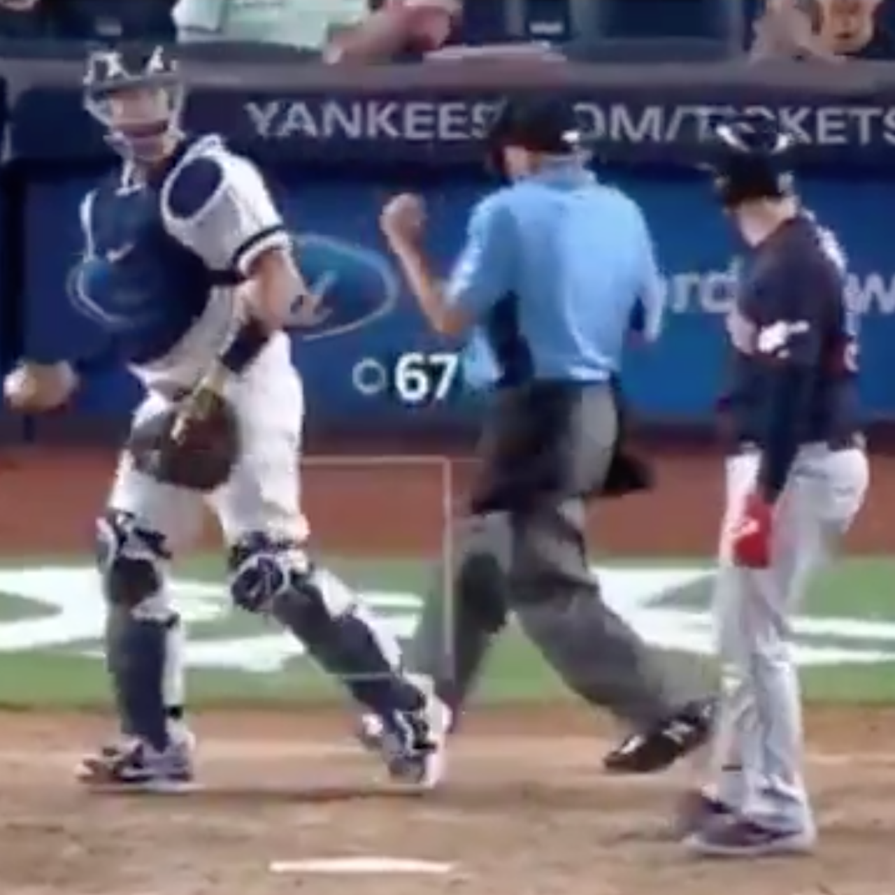 Brett Gardner unleashes all his rage on the top of the Yankee