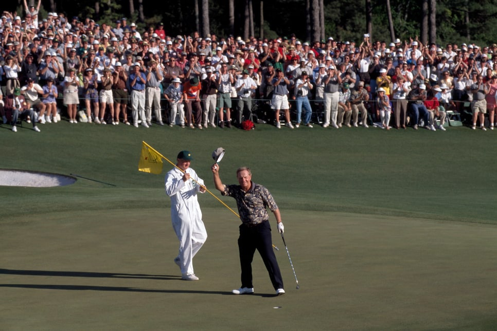 Jack Nicklaus Completes The US Masters