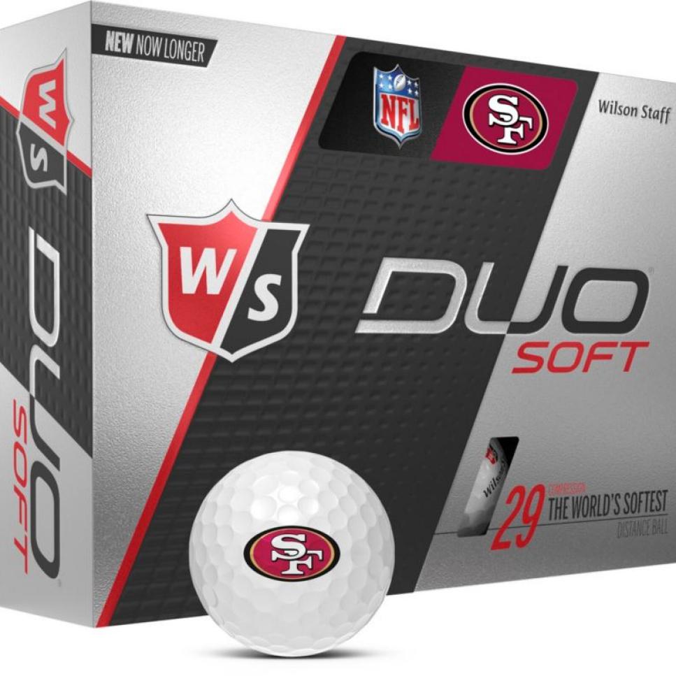 San Francisco 49ers Sleeve of Three (3) Golf Balls