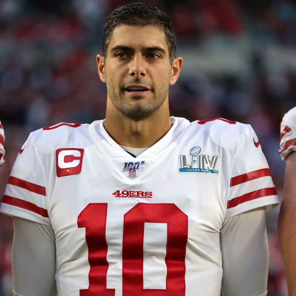 Grandmother watching the Super Bowl discovers Jimmy Garoppolo's spooky  1950s doppelgänger, This is the Loop