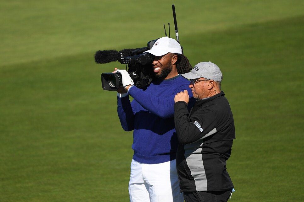 Larry Fitzgerald first black amateur to win Pebble Pro-Am