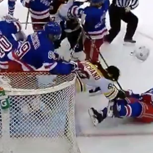 Brad Marchand Getting Cross Checked From Behind Is The Best Video You Ll See Today This Is The Loop Golf Digest