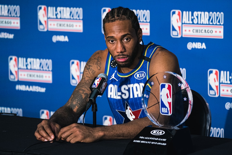 Kawhi Leonard kicking a bottle of Gatorade out of his press conference is  the highlight of All-Star weekend, This is the Loop