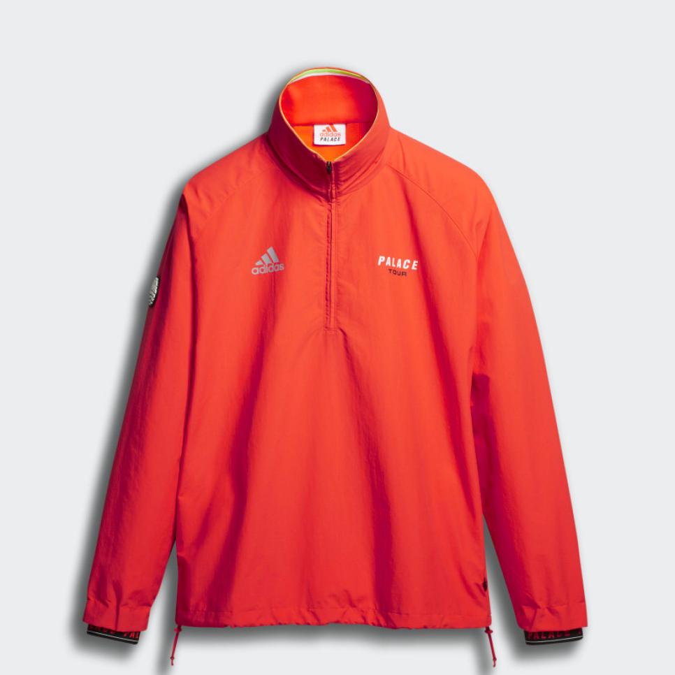 Palace Adidas Golf Jacket Orange.jpg