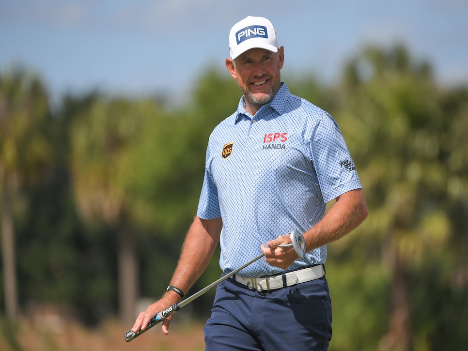 PALM BEACH GARDENS, FL - MARCH 01: Lee Westwood of England walks during the final round of The Honda Classic at PGA National Champion course on March 1, 2020 in Palm Beach Gardens, Florida. (Photo by Ben Jared/PGA TOUR via Getty Images)