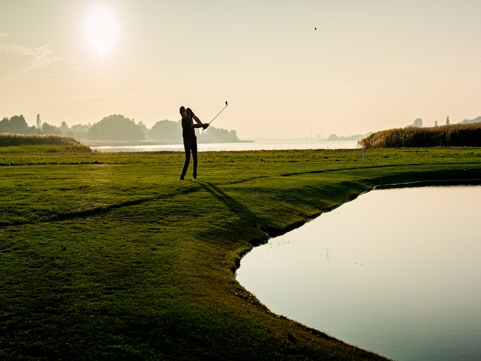 Playing alone is the best way to improve your golf game