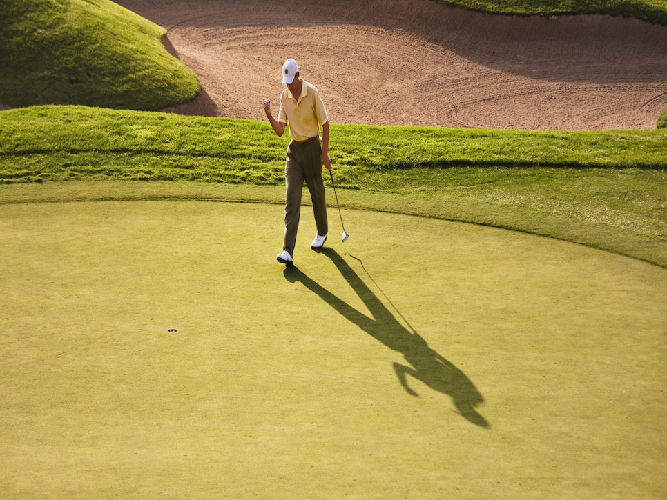 Playing alone is the best way to improve your golf game