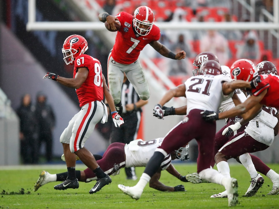 COLLEGE FOOTBALL: NOV 23 Texas A&M at Georgia