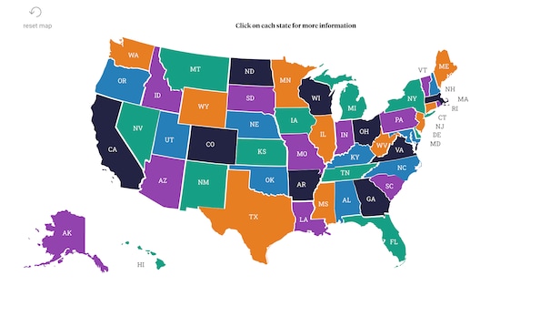 Here’s a state-by-state breakdown of where golf's allowed and where it ...