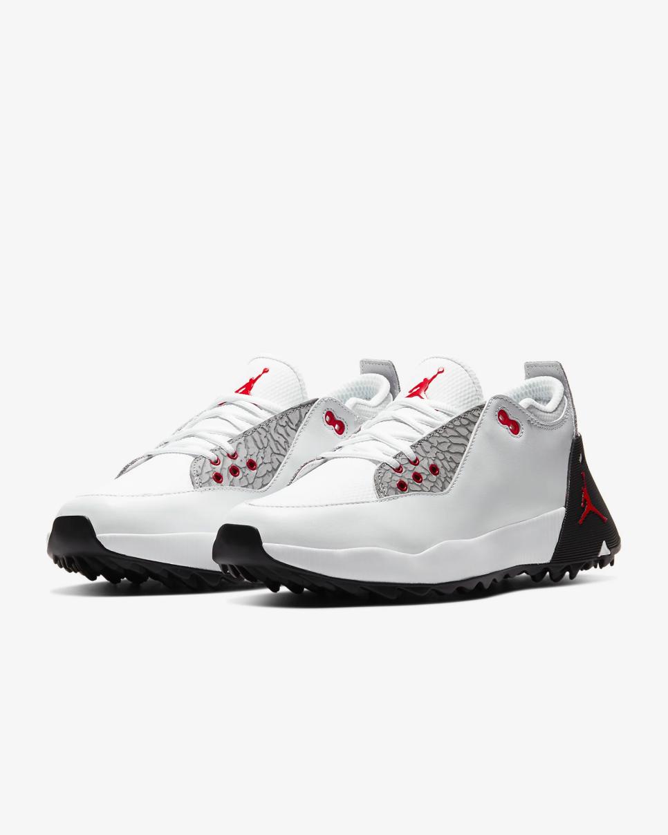 Michael Jordan Golf Shoes ADG2 White Red2.jpg