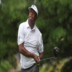 AKRON, OH - JULY 11: Vijay Singh plays his tee shot on the scond hole during the first round of the PGA TOUR Champions Bridgestone SENIOR PLAYERS Championship at Firestone Country Club on July 11, 2019 in Akron, Ohio. (Photo by Stan Badz/PGA TOUR via Getty Images)