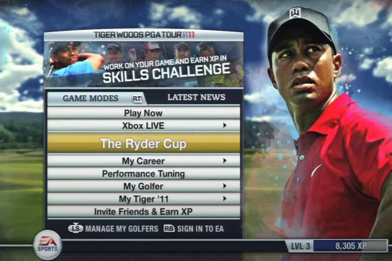 Tiger woods xbox store one