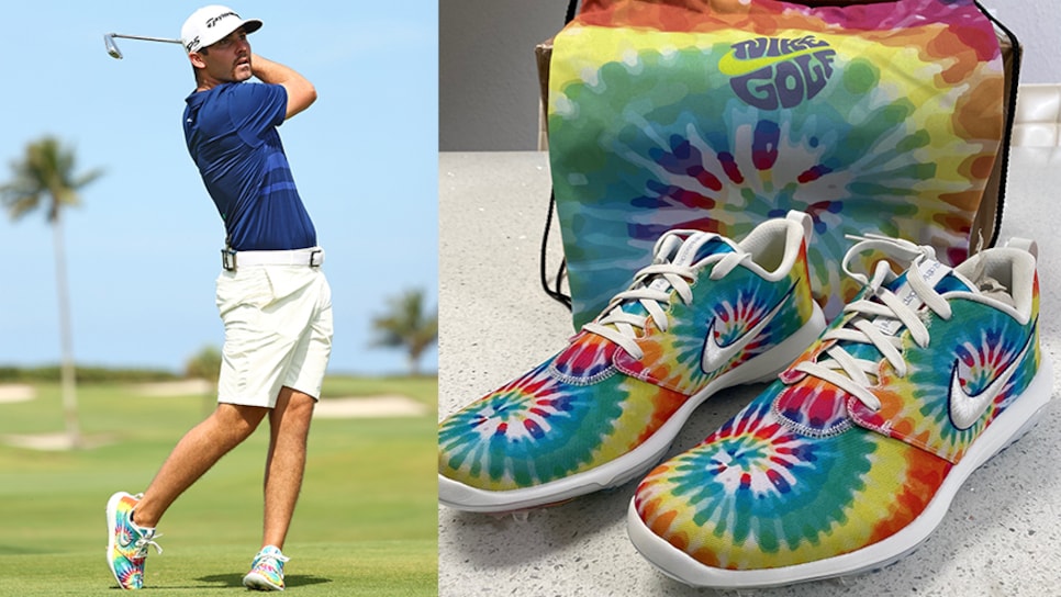 nike multicolor golf shoes