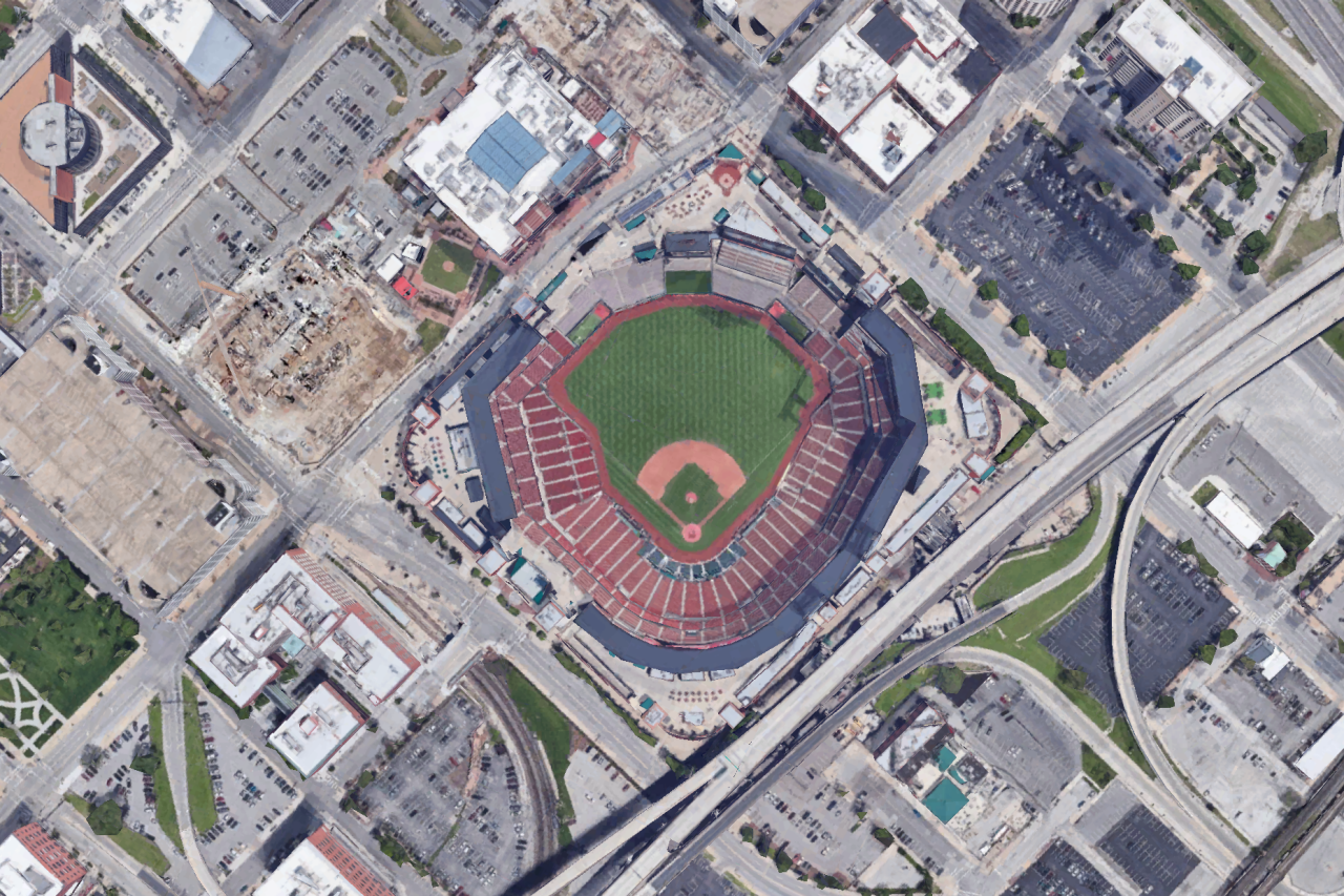 Can you guess every MLB ballpark by its satellite image?, This is the Loop
