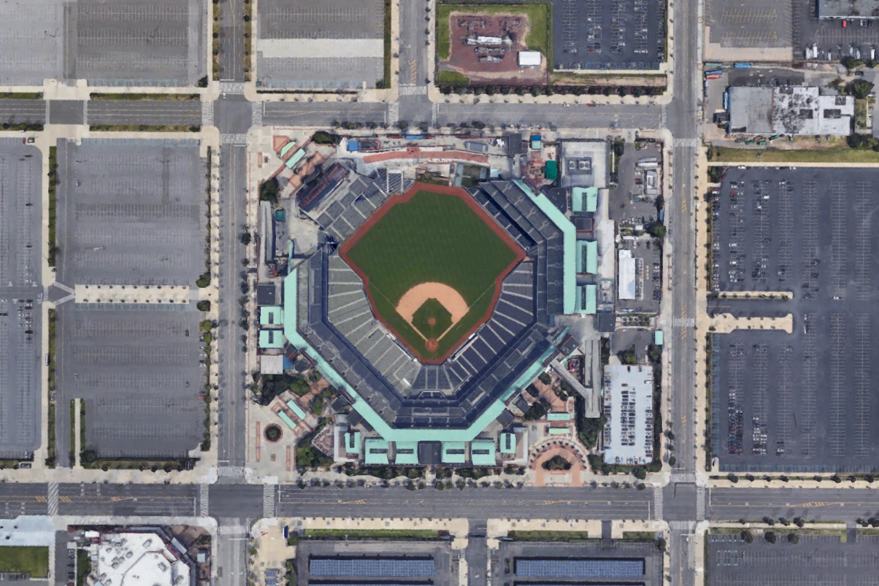 Can you guess every MLB ballpark by its satellite image?