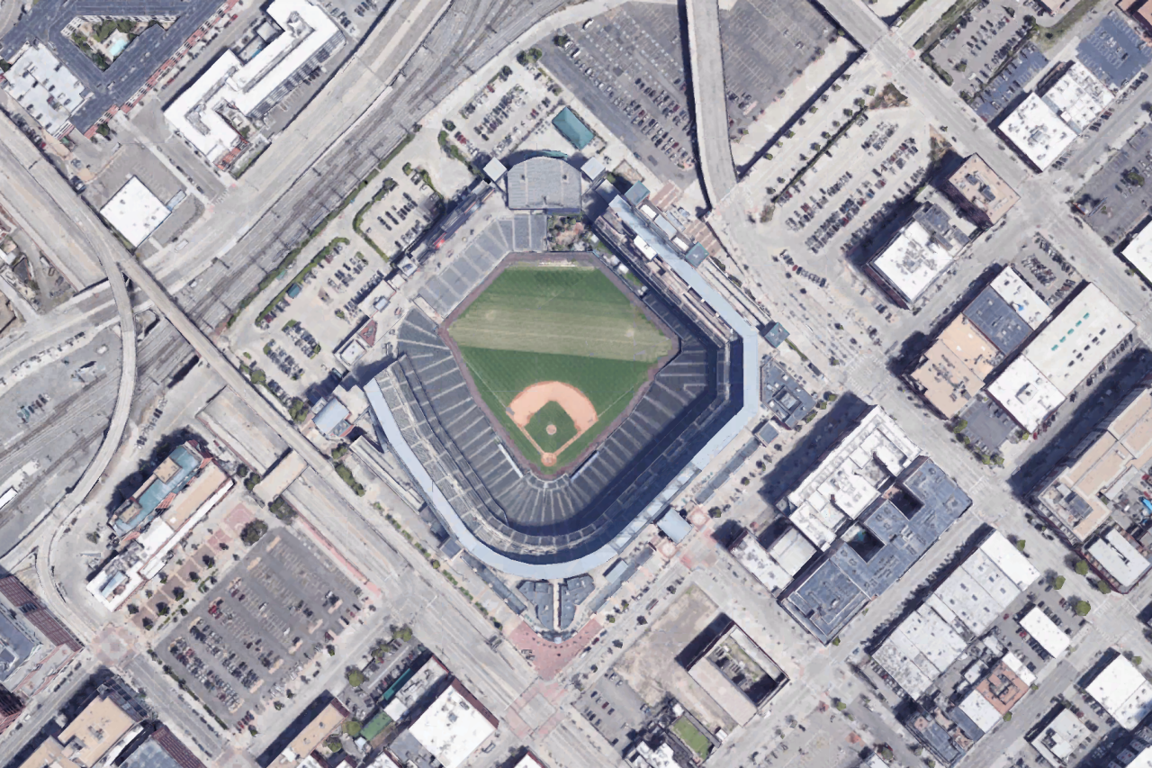 Can you guess every MLB ballpark by its satellite image?