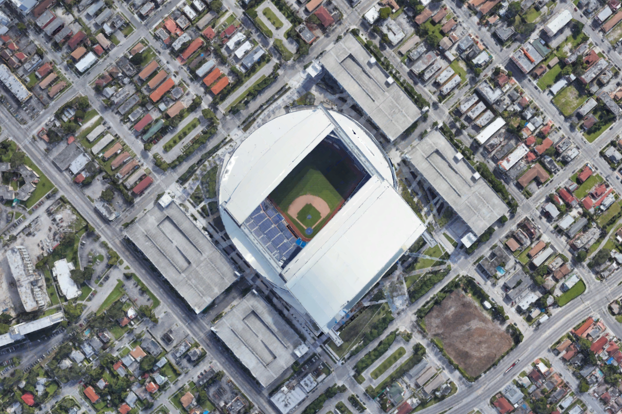 Can you guess every MLB ballpark by its satellite image?