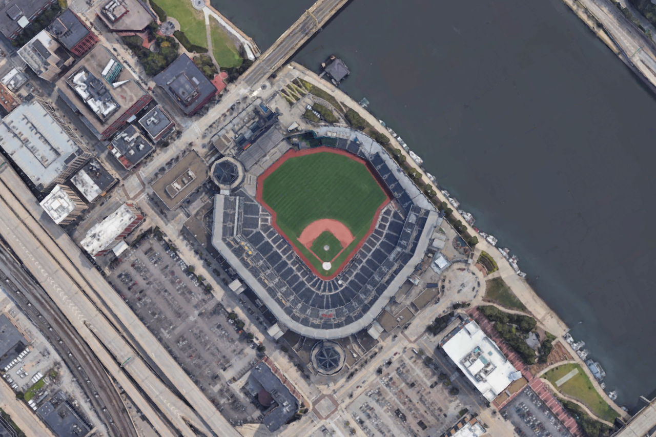 Can you guess every MLB ballpark by its satellite image?