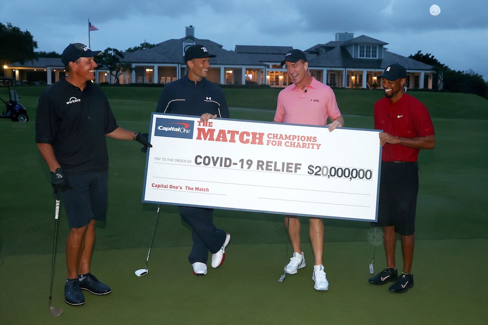 Bryson DeChambeau and Aaron Rodgers beat Phil Mickelson and Tom Brady at  Capital One's The Match - PGA TOUR