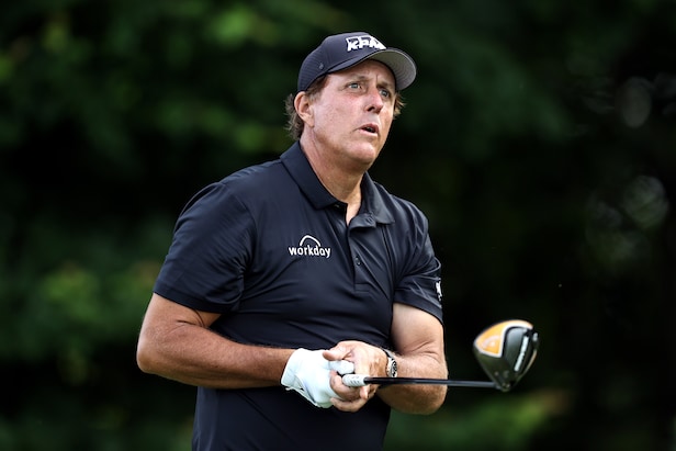 Phil Mickelson's first round as a 50-year-old goes as well as he could ...