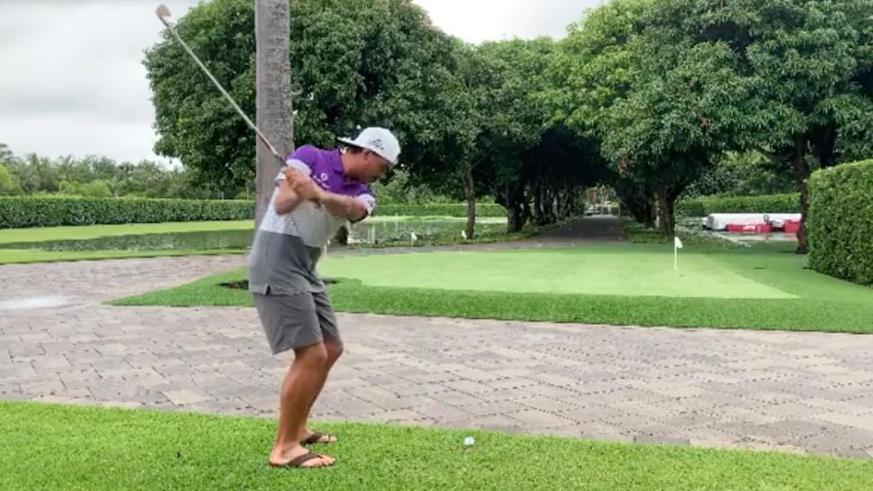 Wait, is Rickie Fowler's driveway a replica of Magnolia Lane? | This is ...